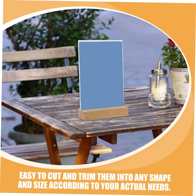 Clear Acrylic Sheets 10pcs For Crafts Picture Frames Wedding Decor Custom Designs - Image 4